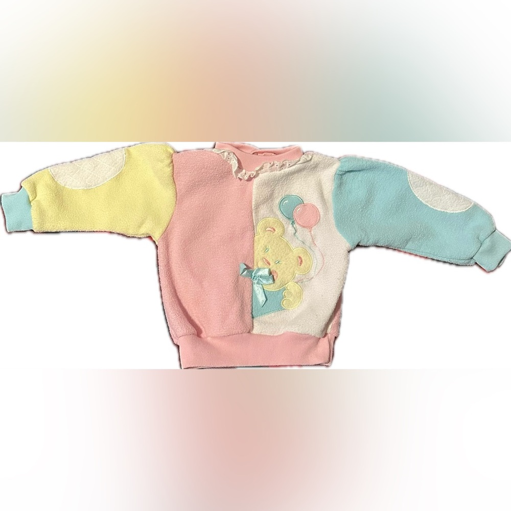 Vintage Bright Future Baby Girl Fleece Sweatshirt, 6-9 Months